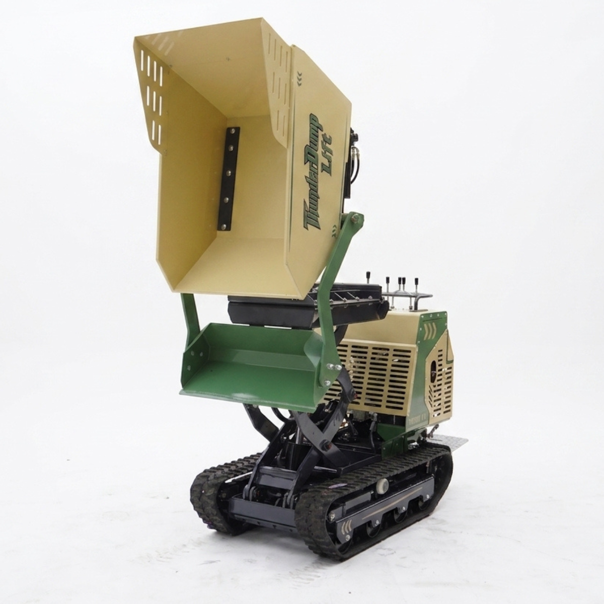 TYPHON ThunderDump Lift KONSTRUCTZ Series Compact Tracked Dumper Honda GX390, 2,205 lb Capacity