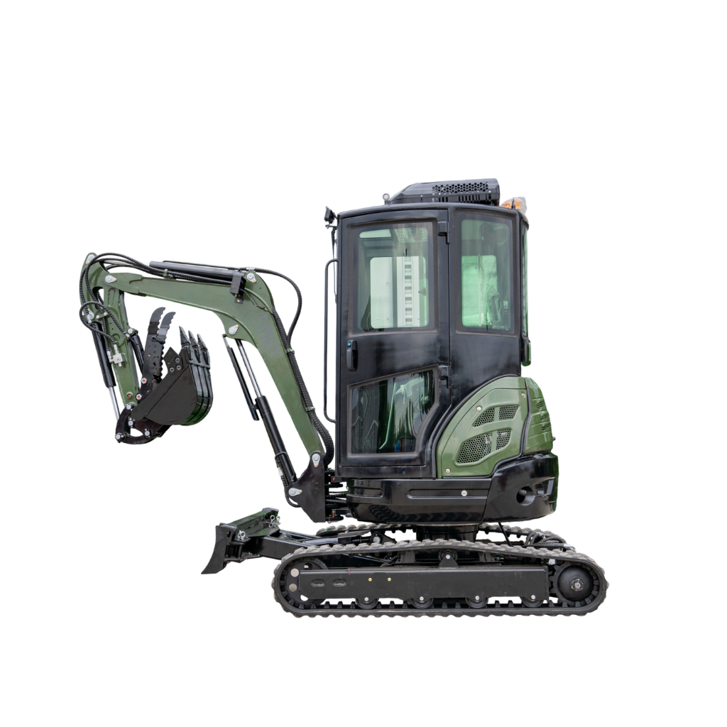 TYPHON TERROR XXV Prestige Mini Excavator 2.7Ton, Kubota D1105 25.1 HP, Comfortable Cabin with AC & Heater, Retractable Track, Boom Swing