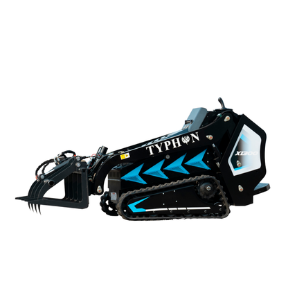 Hydraulic Log & Wood Grabber Attachment for Mini Skid Steer  Fits TYPHON STOMP X1300 & 509 - New Excavator For Sale