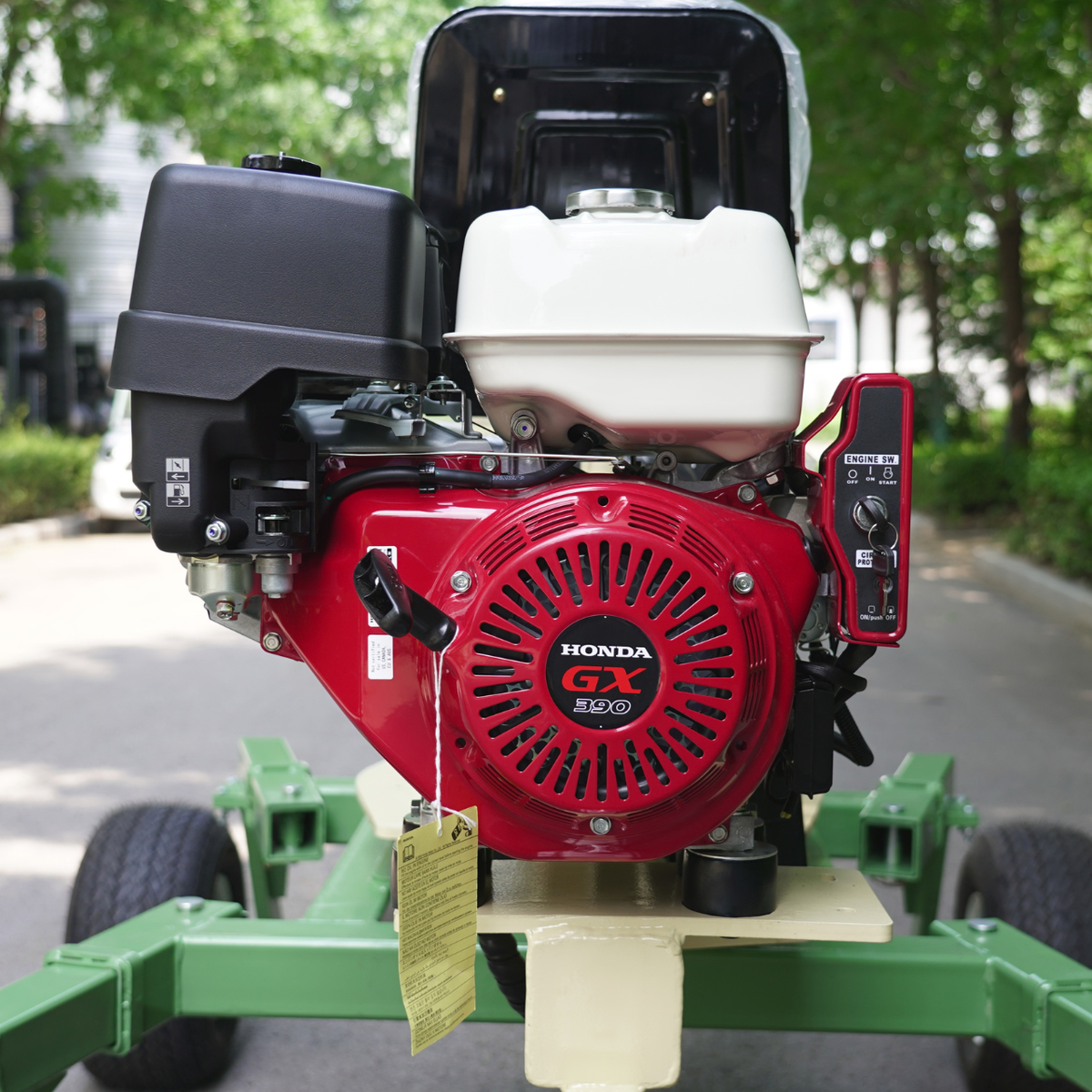 TYPHON Spider One Mini Excavator - EPA Certified Honda GX390, 360° Rotation, Towable