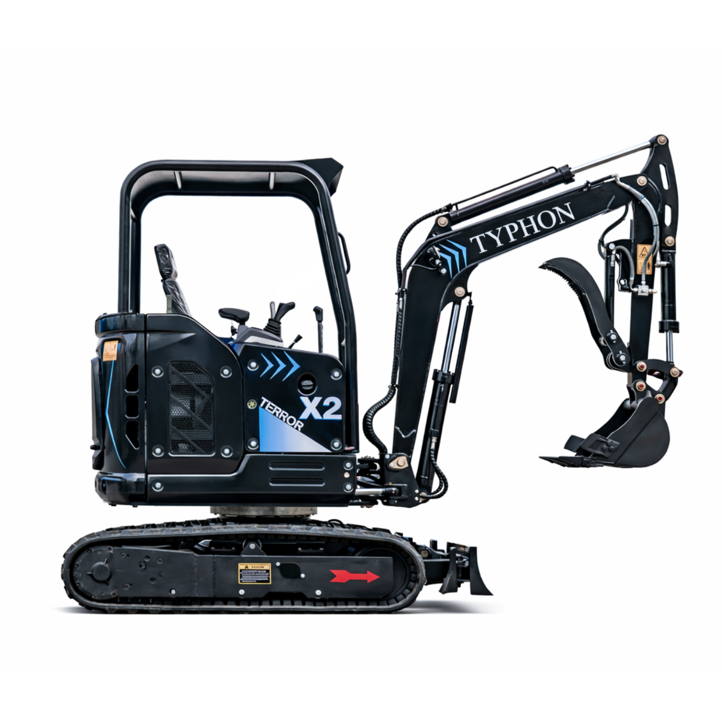 TYPHON TERROR X2 MAX 2.5Ton Mini Excavator&nbsp; Yanmar Engine, Hydraulic Oil-Cooled, Boom Swing, Retractable Tracks - New Excavator For Sale