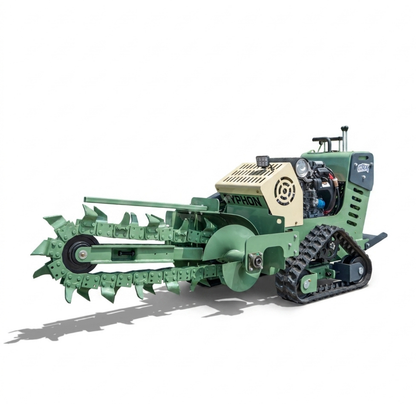 TYPHON GroundRipper GRX1 Compact Track Trencher 29.5" Trenching Depth, Honda GX690  Konstructz Series