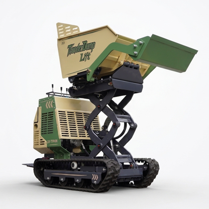 TYPHON ThunderDump Lift KONSTRUCTZ Series Compact Tracked Dumper Honda GX390, 2,205 lb Capacity