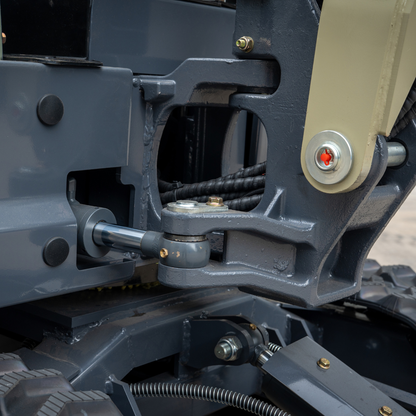 TYPHON TERROR XVII PRO 3,800 lb mini excavator with a Kubota D902 diesel engine, 360° swing, hydraulic thumb, and dozer blade.