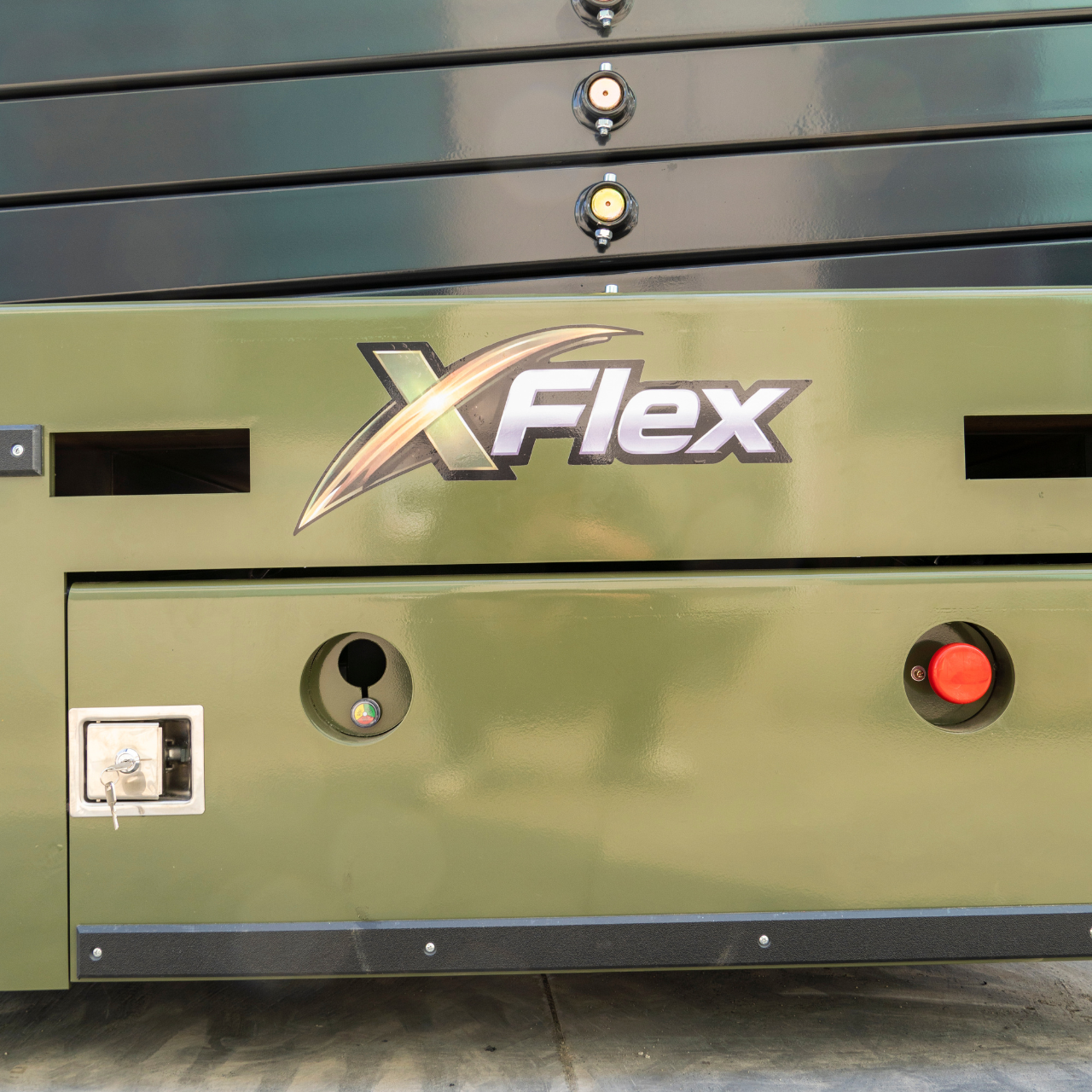 TYPHON xFlex-4046EW 2.6 Ton Electric Wheel Scissor Lift&nbsp; 40 ft Max Platform Height&nbsp; 35.4" Platform Extension