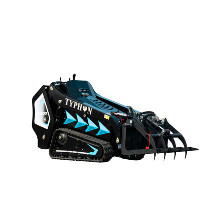 Hydraulic Log & Wood Grabber Attachment for Mini Skid Steer  Fits TYPHON STOMP X1300 & 509 - New Excavator For Sale