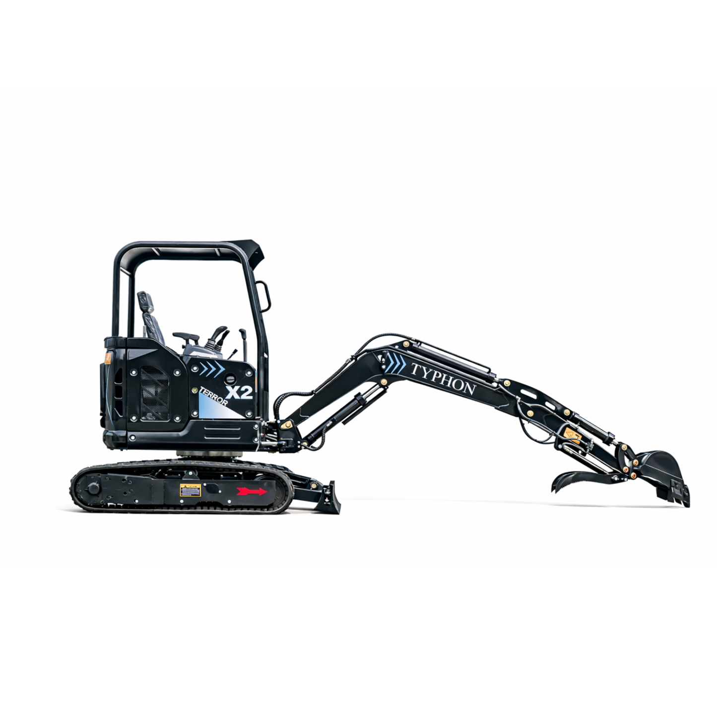 TYPHON TERROR X2 MAX 2.5Ton Mini Excavator&nbsp; Yanmar Engine, Hydraulic Oil-Cooled, Boom Swing, Retractable Tracks - New Excavator For Sale