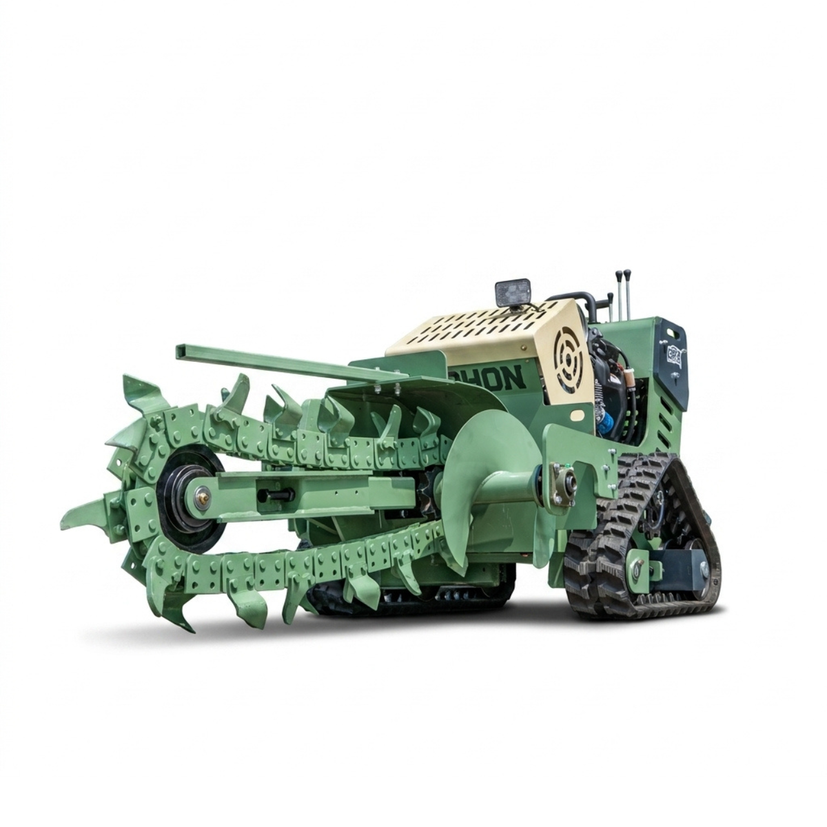 TYPHON GroundRipper GRX1 Compact Track Trencher 29.5" Trenching Depth, Honda GX690  Konstructz Series