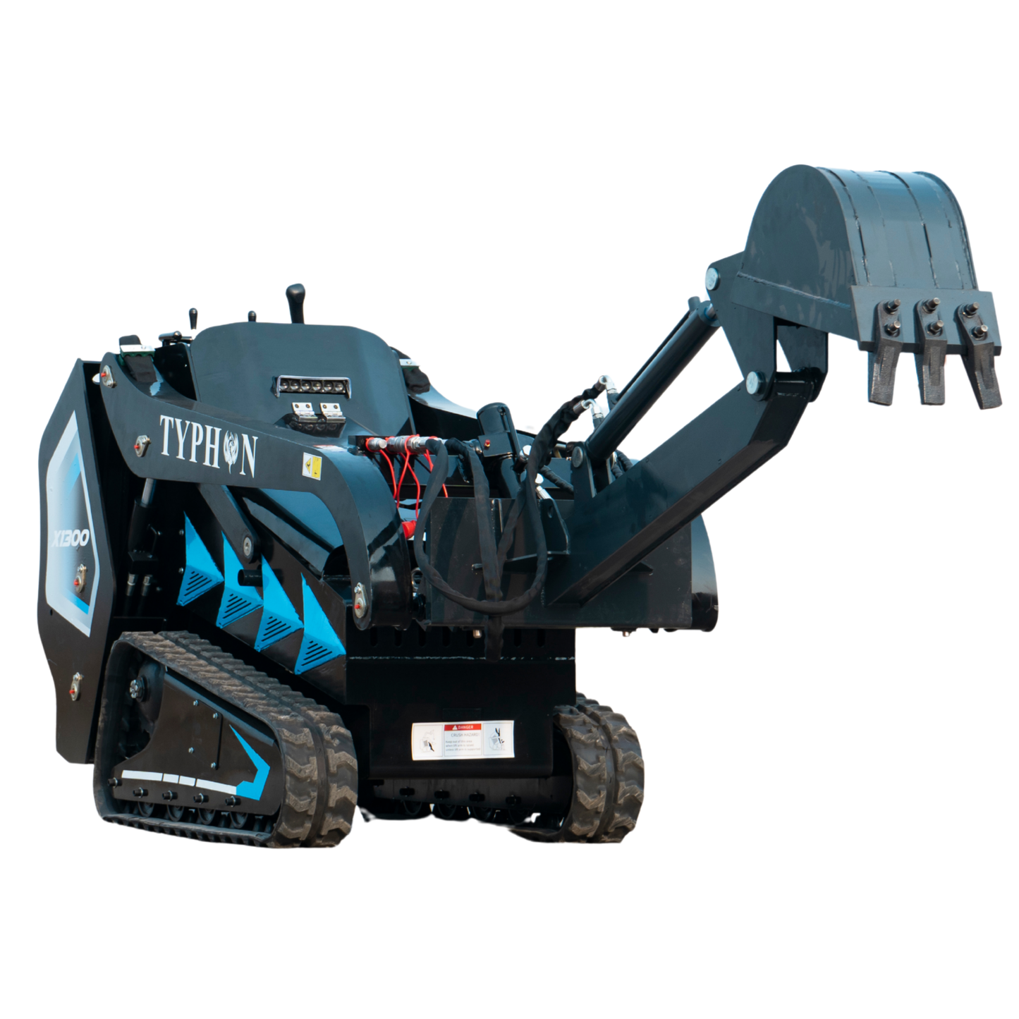 Hydraulic Backhoe Digger Attachment for Mini Skid Steer   TYPHON STOMP X1300 & 509 - New Excavator For Sale
