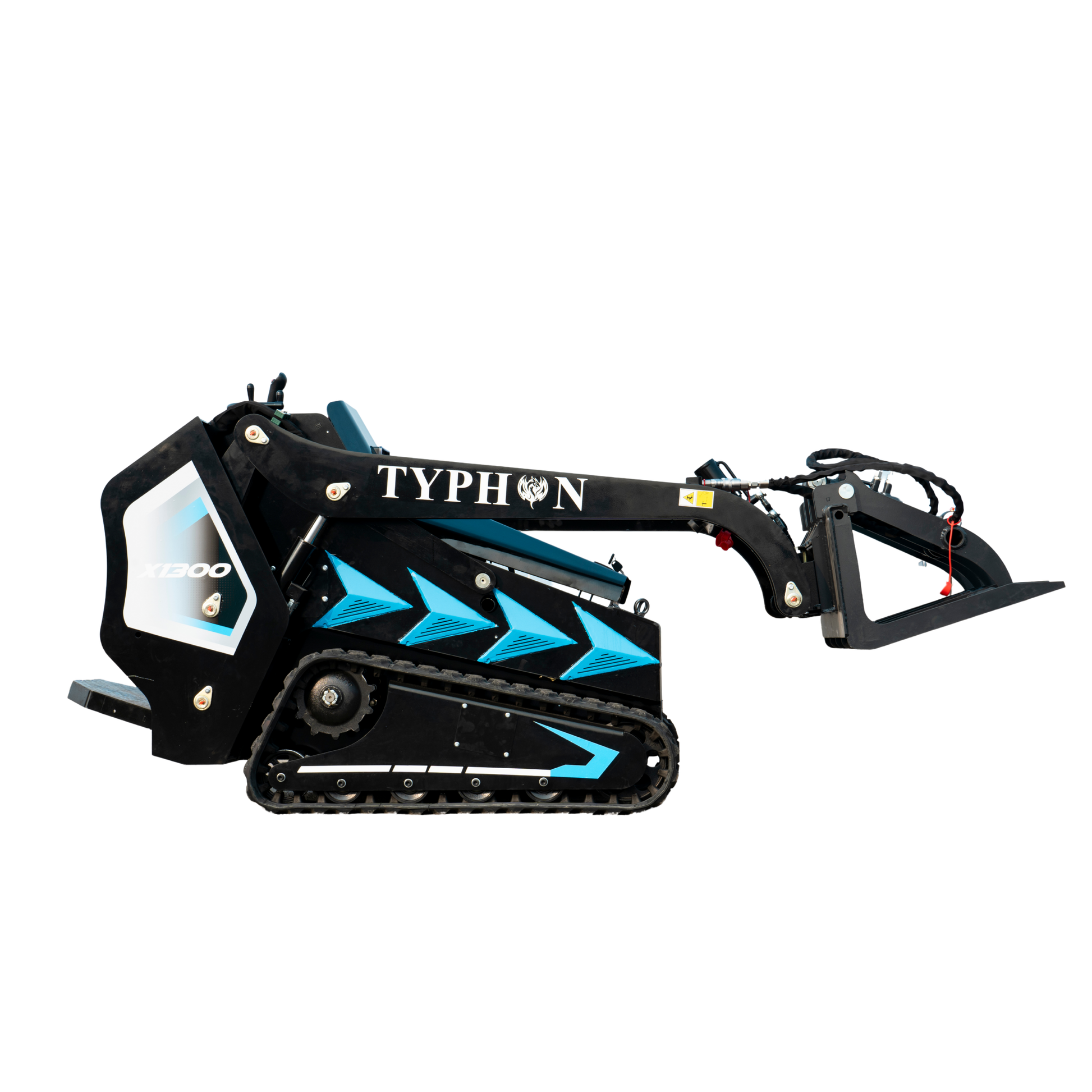 Hydraulic Log & Wood Grabber Attachment for Mini Skid Steer  Fits TYPHON STOMP X1300 & 509 - New Excavator For Sale