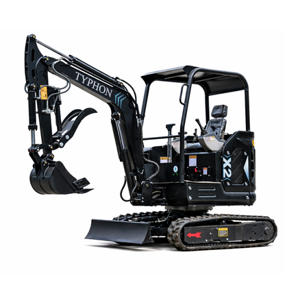 TYPHON TERROR X2 MAX 2.5Ton Mini Excavator&nbsp; Yanmar Engine, Hydraulic Oil-Cooled, Boom Swing, Retractable Tracks - New Excavator For Sale