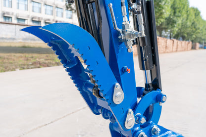 New TYPHON TERROR XIX STORM Mini Excavator 4000lbs 20.4hp Kubota D902 engine  Trench Digger with Boom Swing, Canopy, Retractable Tracks