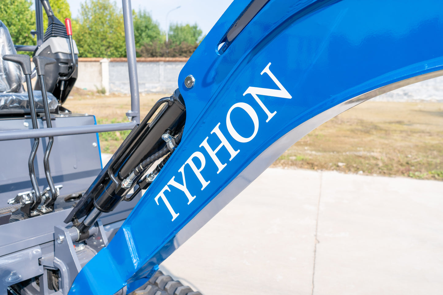 New TYPHON TERROR XIX STORM Mini Excavator 4000lbs 20.4hp Kubota D902 engine  Trench Digger with Boom Swing, Canopy, Retractable Tracks