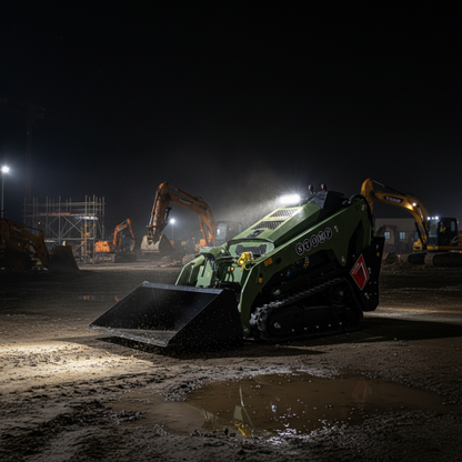 TYPHON Stomp V1000 Skid steer Loader24HP Kubota D1105 water-cooled Diesel Pilot control LED