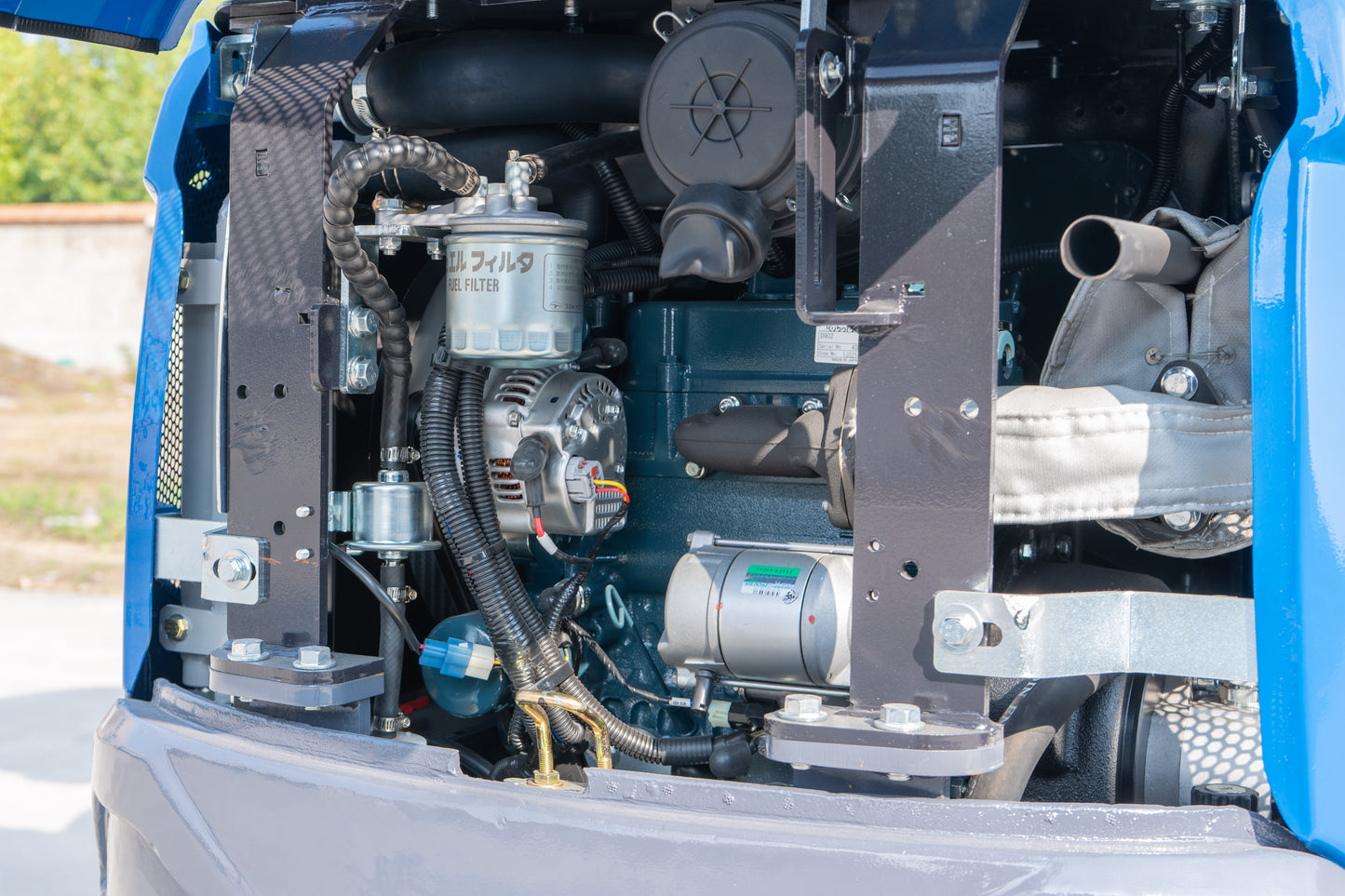 New TYPHON TERROR XIX STORM Mini Excavator 4000lbs 20.4hp Kubota D902 engine  Trench Digger with Boom Swing, Canopy, Retractable Tracks