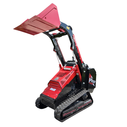 Typhon Stomp V900 Mini Track Loader Kubota D1105 25HP Diesel  Stand-On Skid Steer  EPA / EU Stage V