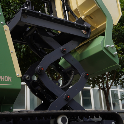 TYPHON ThunderDump Lift KONSTRUCTZ Series Compact Tracked Dumper Honda GX390, 2,205 lb Capacity