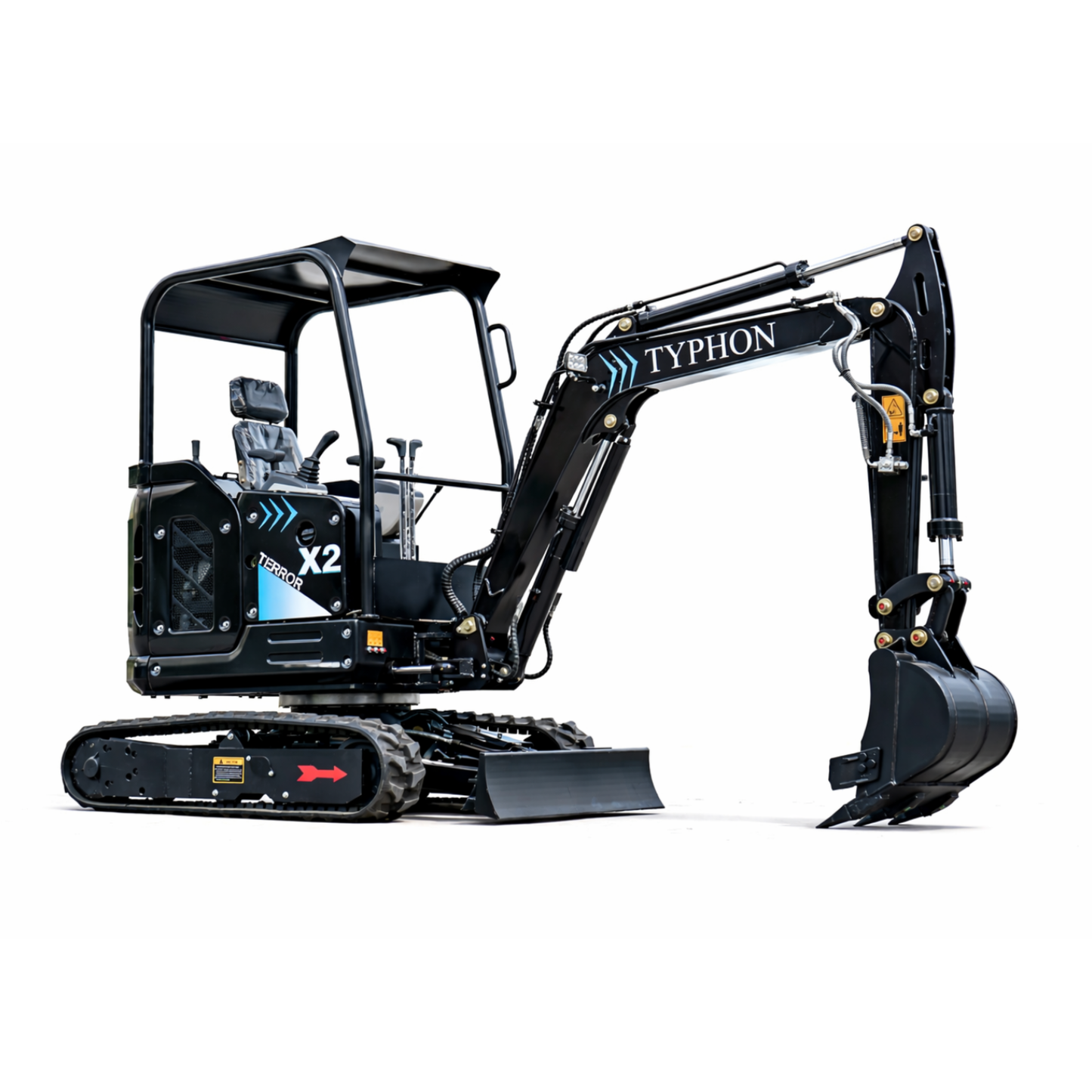 TYPHON TERROR X2 MAX 2.5Ton Mini Excavator&nbsp; Yanmar Engine, Hydraulic Oil-Cooled, Boom Swing, Retractable Tracks - New Excavator For Sale