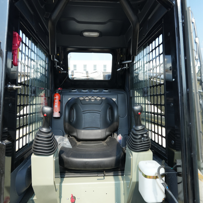 TYPHON STOMP 65 PROPACT Series Wheel Skid Steer Loader - 74 HP Cummins Diesel, Dual Hydraulics, Enclosed A/C Cab