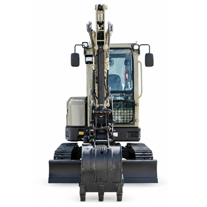 TYPHON Terror IV PROPACT Series 9,000 lb Mini Excavator with Kubota D1703 Diesel, AC/Heater & Zero Tail Swing