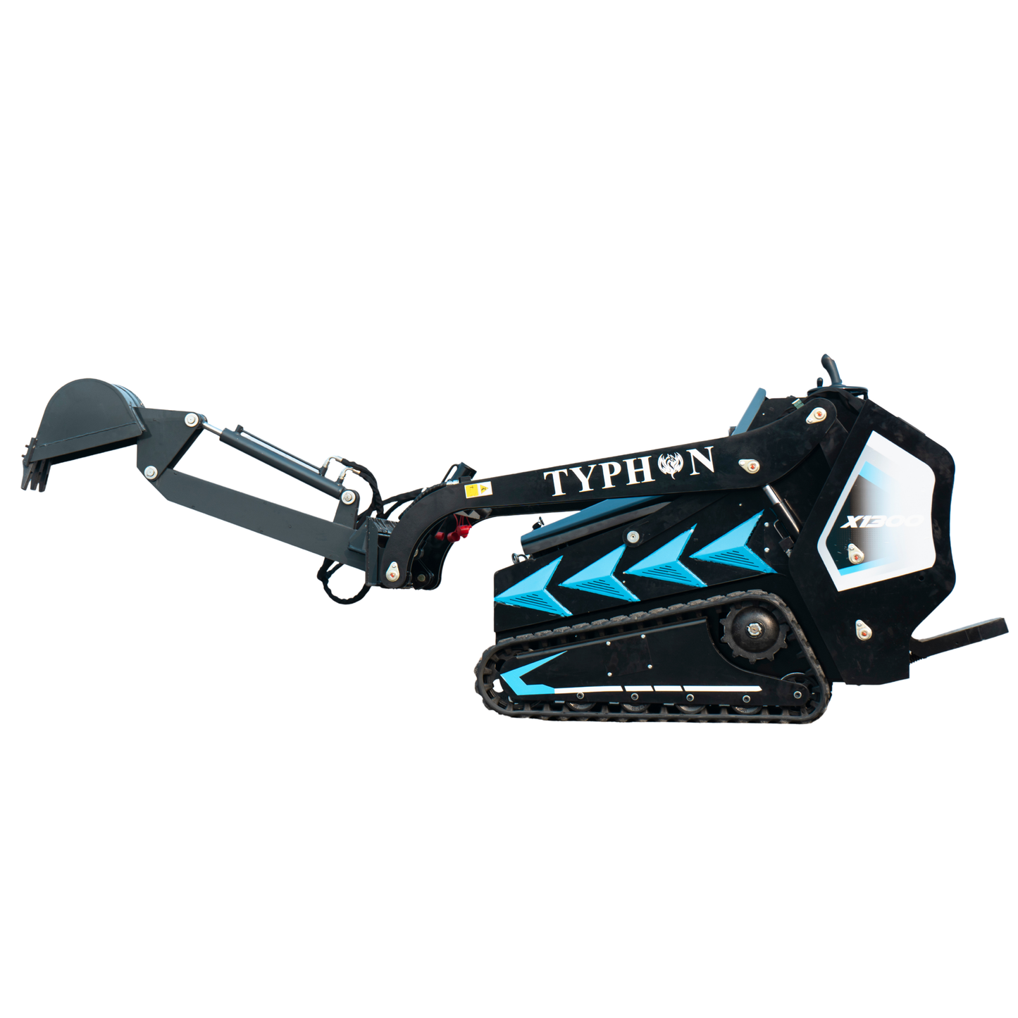 Hydraulic Backhoe Digger Attachment for Mini Skid Steer   TYPHON STOMP X1300 & 509 - New Excavator For Sale