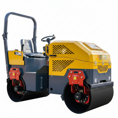 Fury 20 Mini Road Roller Hydraulic Two Wheel Drive, Front Wheel Vibration System, 23 hp B&S Engine USA