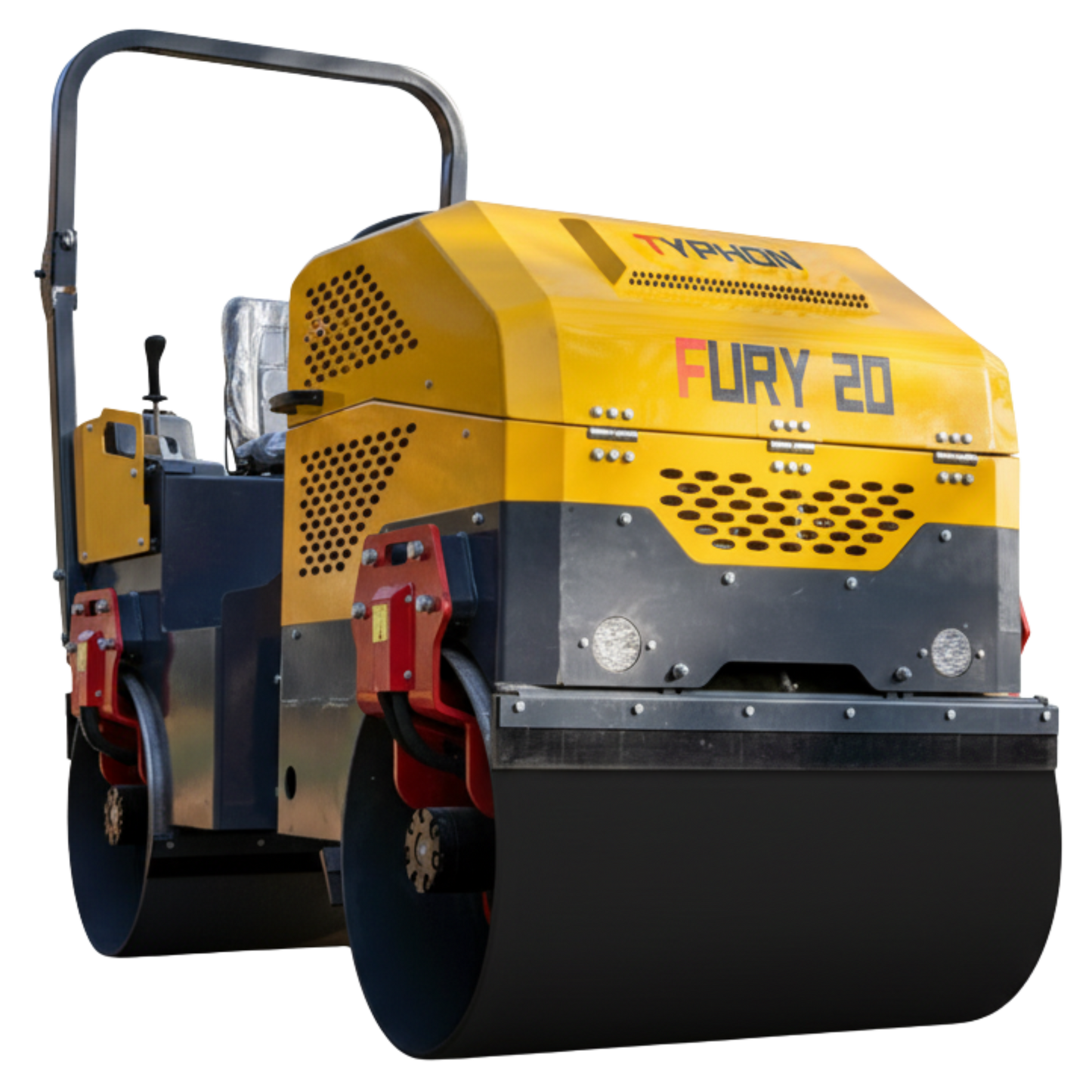 Fury 20 Mini Road Roller Hydraulic Two Wheel Drive, Front Wheel Vibration System, 23 hp B&S Engine USA