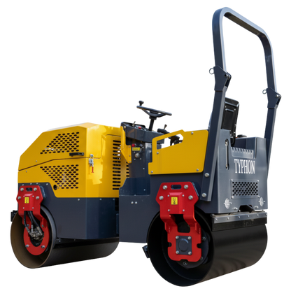 Fury 20 Mini Road Roller Hydraulic Two Wheel Drive, Front Wheel Vibration System, 23 hp B&S Engine USA