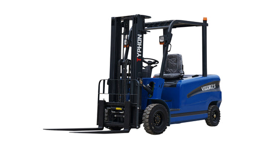 New 2025 TYPHON VIGOR 2.5 Blue Electric Forklift 2.5 Ton Lifter Lift Truck Jitney Hi-Lo