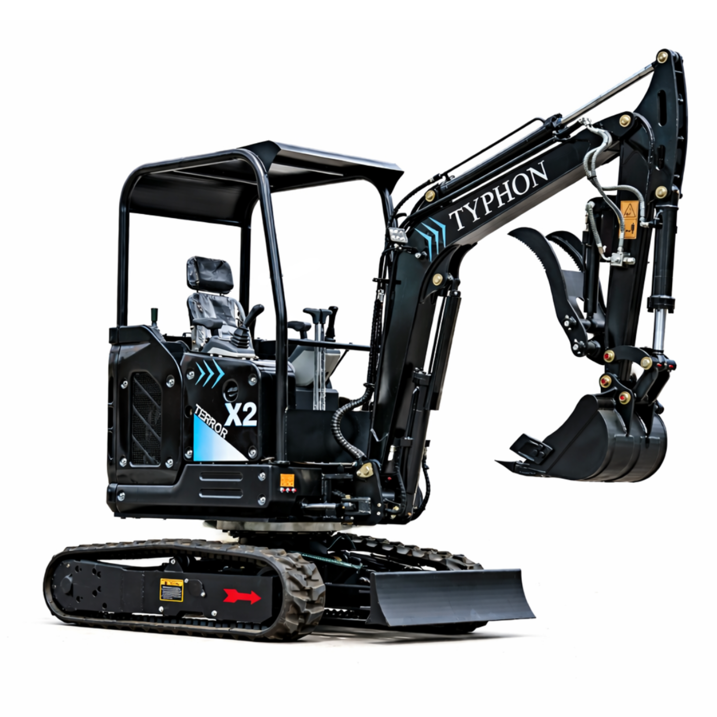 TYPHON TERROR X2 MAX 2.5Ton Mini Excavator&nbsp; Yanmar Engine, Hydraulic Oil-Cooled, Boom Swing, Retractable Tracks - New Excavator For Sale
