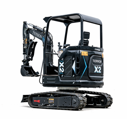 TYPHON TERROR X2 MAX 2.5Ton Mini Excavator&nbsp; Yanmar Engine, Hydraulic Oil-Cooled, Boom Swing, Retractable Tracks - New Excavator For Sale