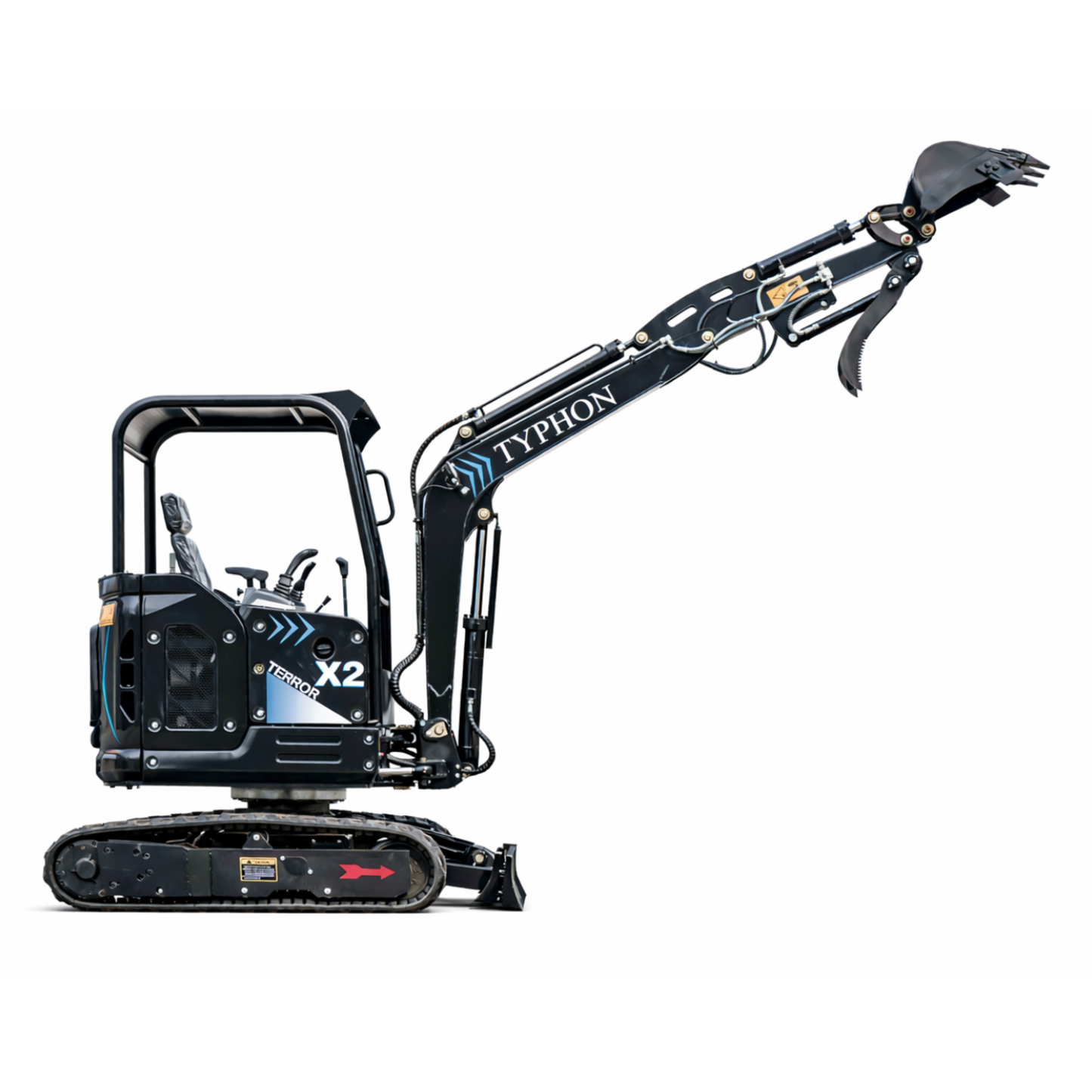 TYPHON TERROR X2 MAX 2.5Ton Mini Excavator&nbsp; Yanmar Engine, Hydraulic Oil-Cooled, Boom Swing, Retractable Tracks - New Excavator For Sale