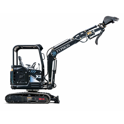 TYPHON TERROR X2 MAX 2.5Ton Mini Excavator&nbsp; Yanmar Engine, Hydraulic Oil-Cooled, Boom Swing, Retractable Tracks - New Excavator For Sale
