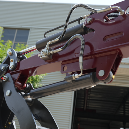YPHON TERROR XVII PRO Mini Excavator. Powered by a Kubota D902 engine, featuring dual auxiliary hydraulics, 86-inch diging depth, and a hydraulic thumb. Free Shipping.