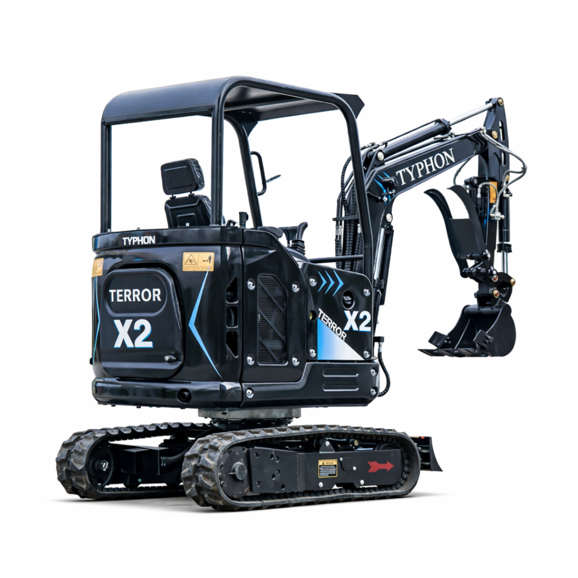 TYPHON TERROR X2 MAX 2.5Ton Mini Excavator&nbsp; Yanmar Engine, Hydraulic Oil-Cooled, Boom Swing, Retractable Tracks - New Excavator For Sale