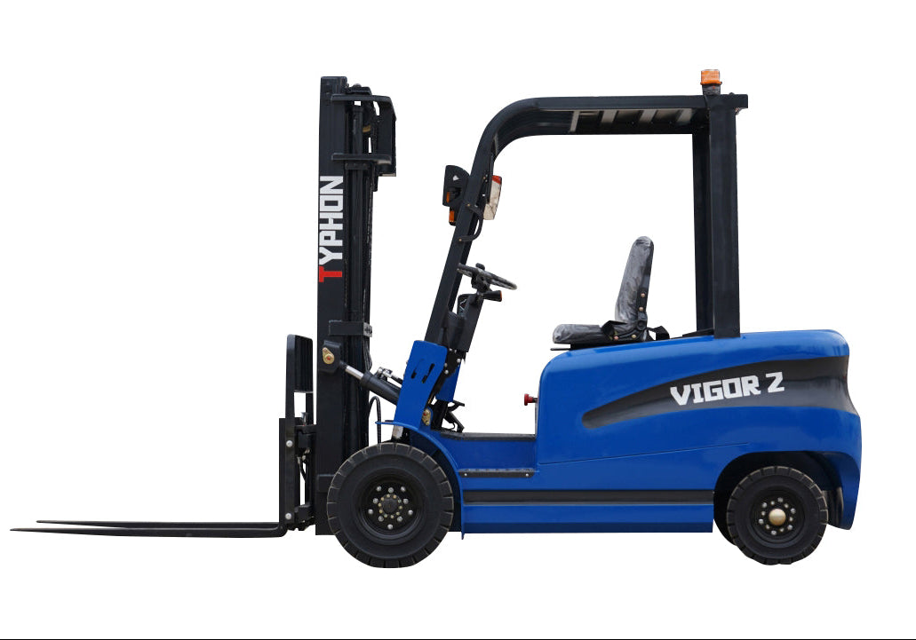 New 2025 TYPHON VIGOR 2 Blue Electric Forklift 2 Ton Lifter Lift Truck Jitney Hi-Lo