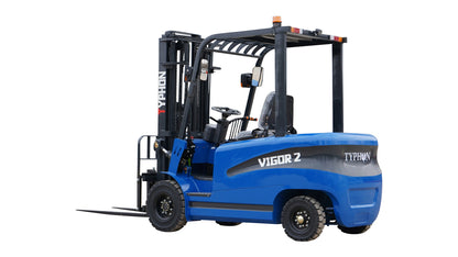 New 2025 TYPHON VIGOR 2 Blue Electric Forklift 2 Ton Lifter Lift Truck Jitney Hi-Lo