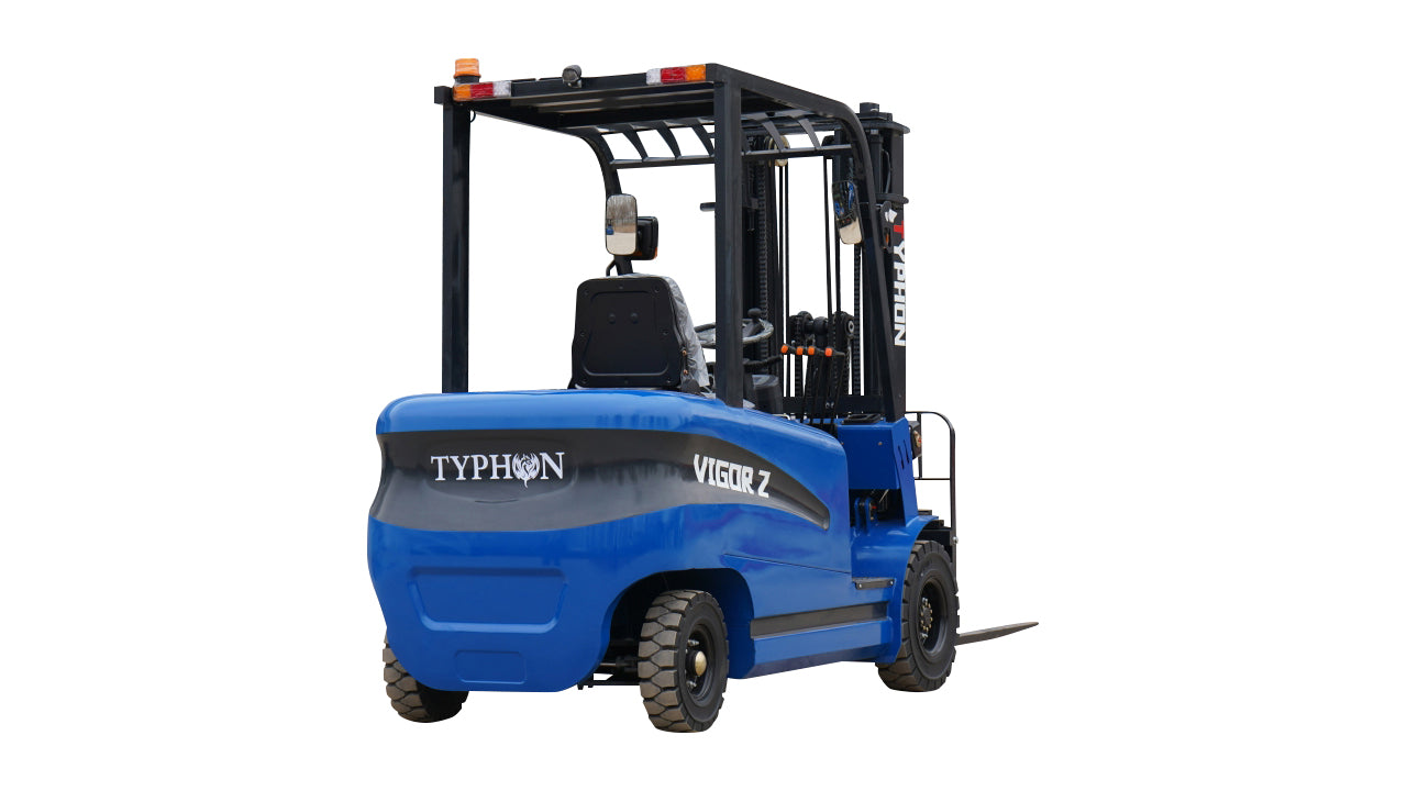 New 2025 TYPHON VIGOR 2 Blue Electric Forklift 2 Ton Lifter Lift Truck Jitney Hi-Lo