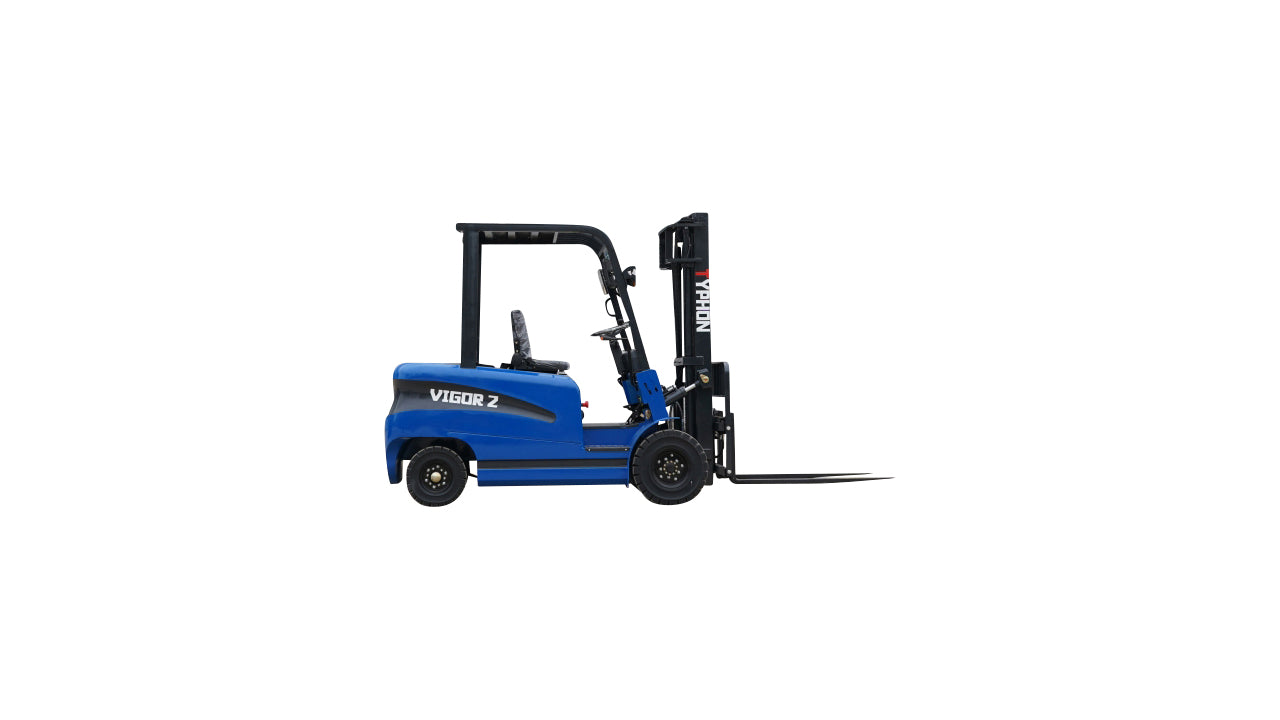 New 2025 TYPHON VIGOR 2 Blue Electric Forklift 2 Ton Lifter Lift Truck Jitney Hi-Lo