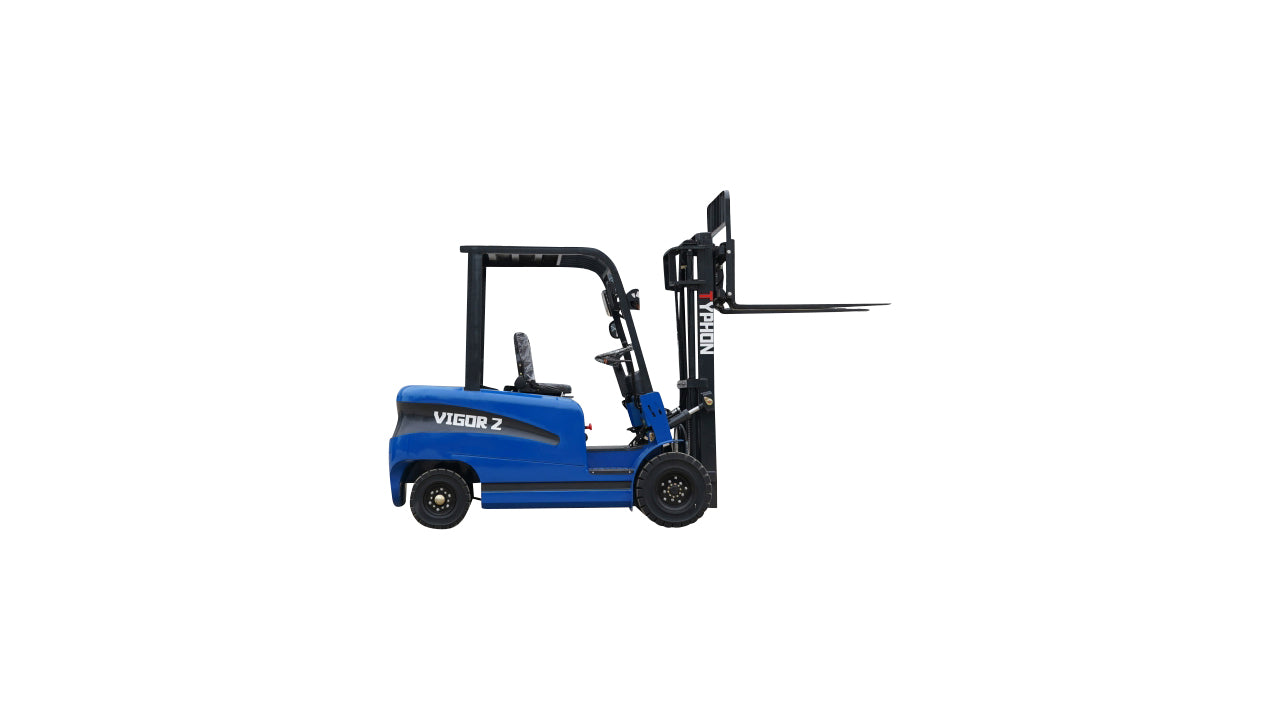 New 2025 TYPHON VIGOR 2 Blue Electric Forklift 2 Ton Lifter Lift Truck Jitney Hi-Lo