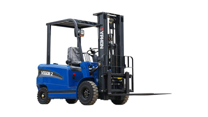 New 2025 TYPHON VIGOR 2 Blue Electric Forklift 2 Ton Lifter Lift Truck Jitney Hi-Lo