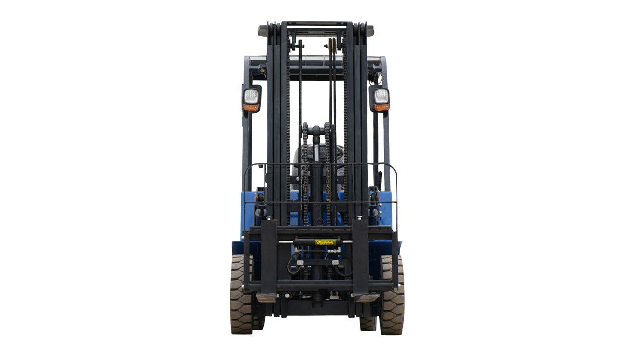 New 2025 TYPHON VIGOR 2 Blue Electric Forklift 2 Ton Lifter Lift Truck Jitney Hi-Lo