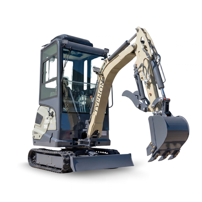 TYPHON TERROR XVII PRO Prestige Mini Excavator 20.4HP Kubota D902  Enclosed Cab