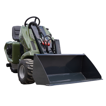 TYPHON MZVT Mini Wheel Loader 22 HP Honda GX690 772 LB Lift Hydraulic Bucket