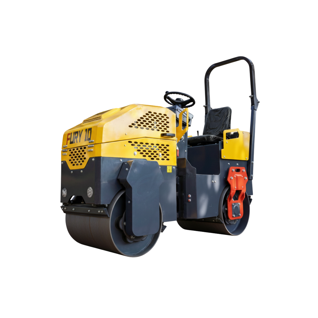 TYPHON Road Roller 10 – 1 Ton, 13.5 HP Briggs & Stratton, Hydraulic Drive, One-Key Vibration