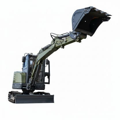 TYPHON KUVOU 4.0 mini excavator Kubota D1703 Diesel engine with 4Ton Operating Weight AC/ Heater