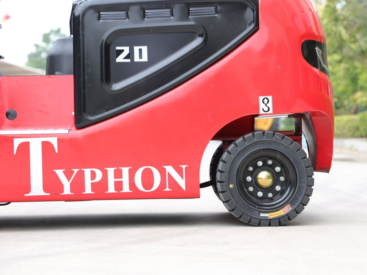 2023 TYPHON 2 Ton Rated Capacity Electric Forklift Lifter Lift Truck