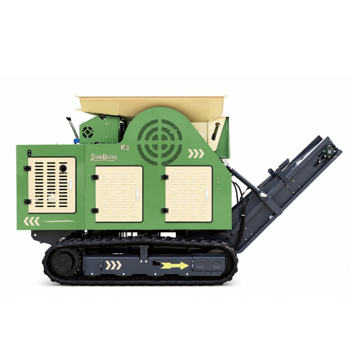 TYPHON STONEKRUSHER K3 Compact Tracked Jaw Crusher – 24.8HP Kubota Diesel  KONSTRUCTZ Series