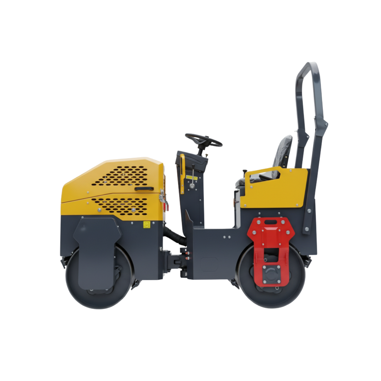 TYPHON Road Roller 10 – 1 Ton, 13.5 HP Briggs & Stratton, Hydraulic Drive, One-Key Vibration