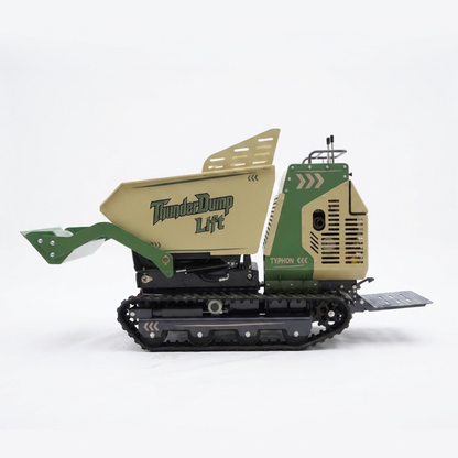 TYPHON ThunderDump Lift KONSTRUCTZ Series Compact Tracked Dumper Honda GX390, 2,205 lb Capacity